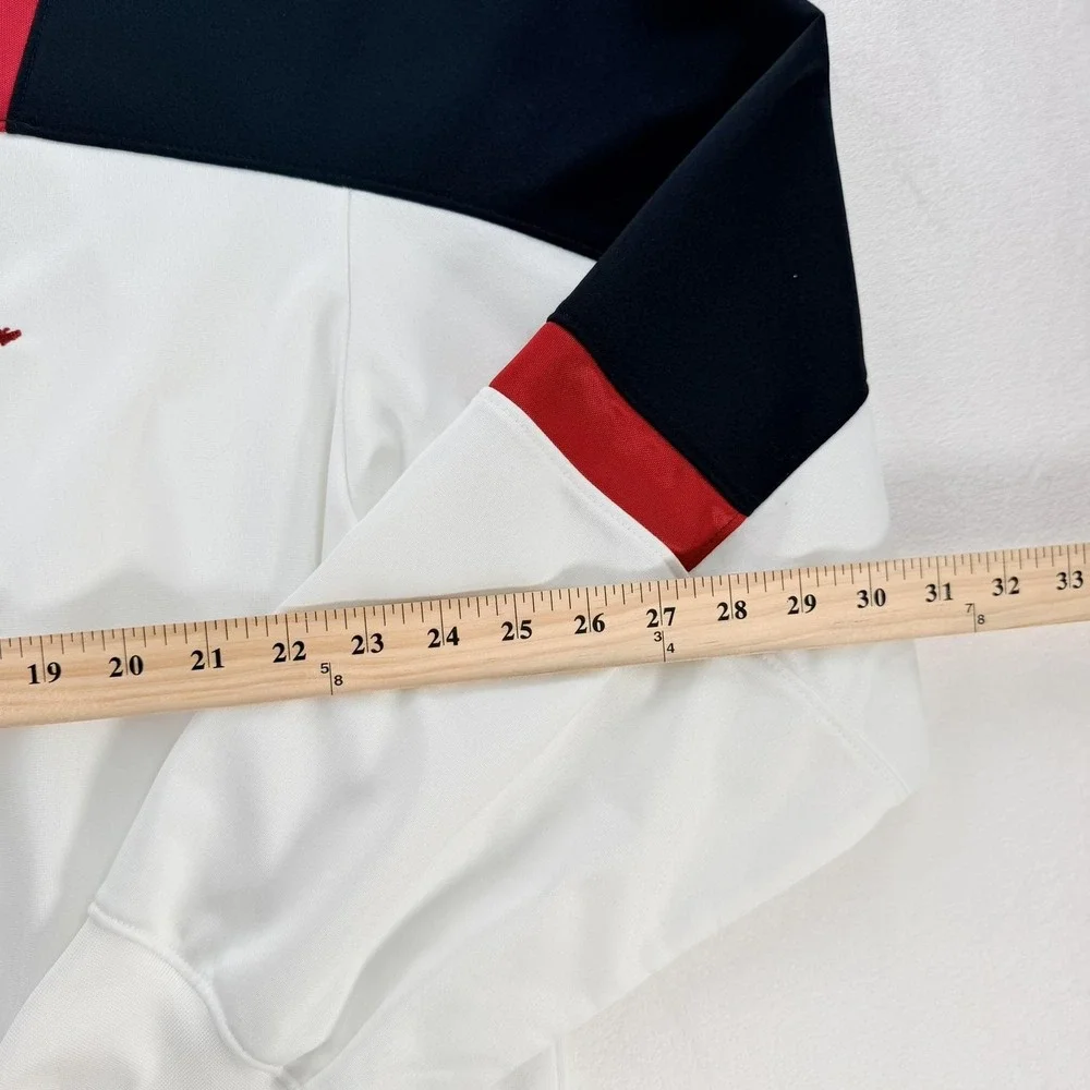 Jordan Jacket Mens 3XL White Red Black Full Zip Track Colorblock Jumpman Logo